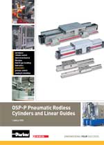 OSP-P Pneumatic Rodless Cylinders and Linear Guides